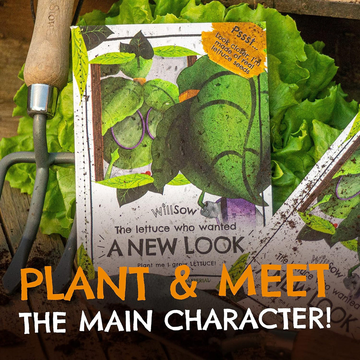 The Lettuce Who Wanted a New Look: Plantable Childrens Book by Thomas Willday