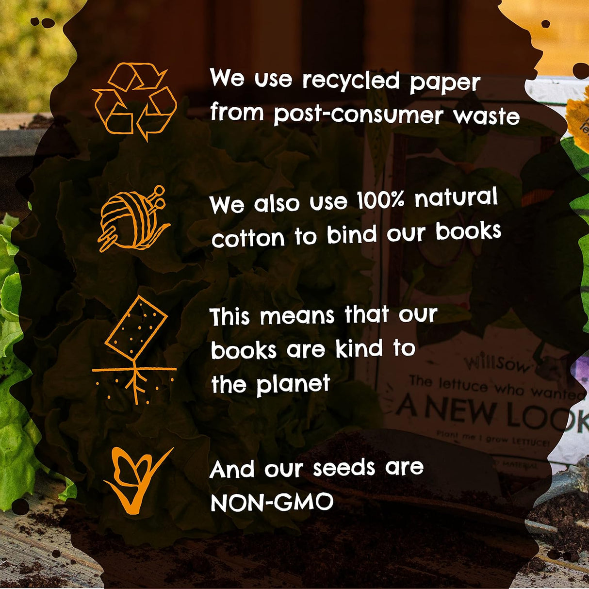 The Lettuce Who Wanted a New Look: Plantable Childrens Book by Thomas Willday