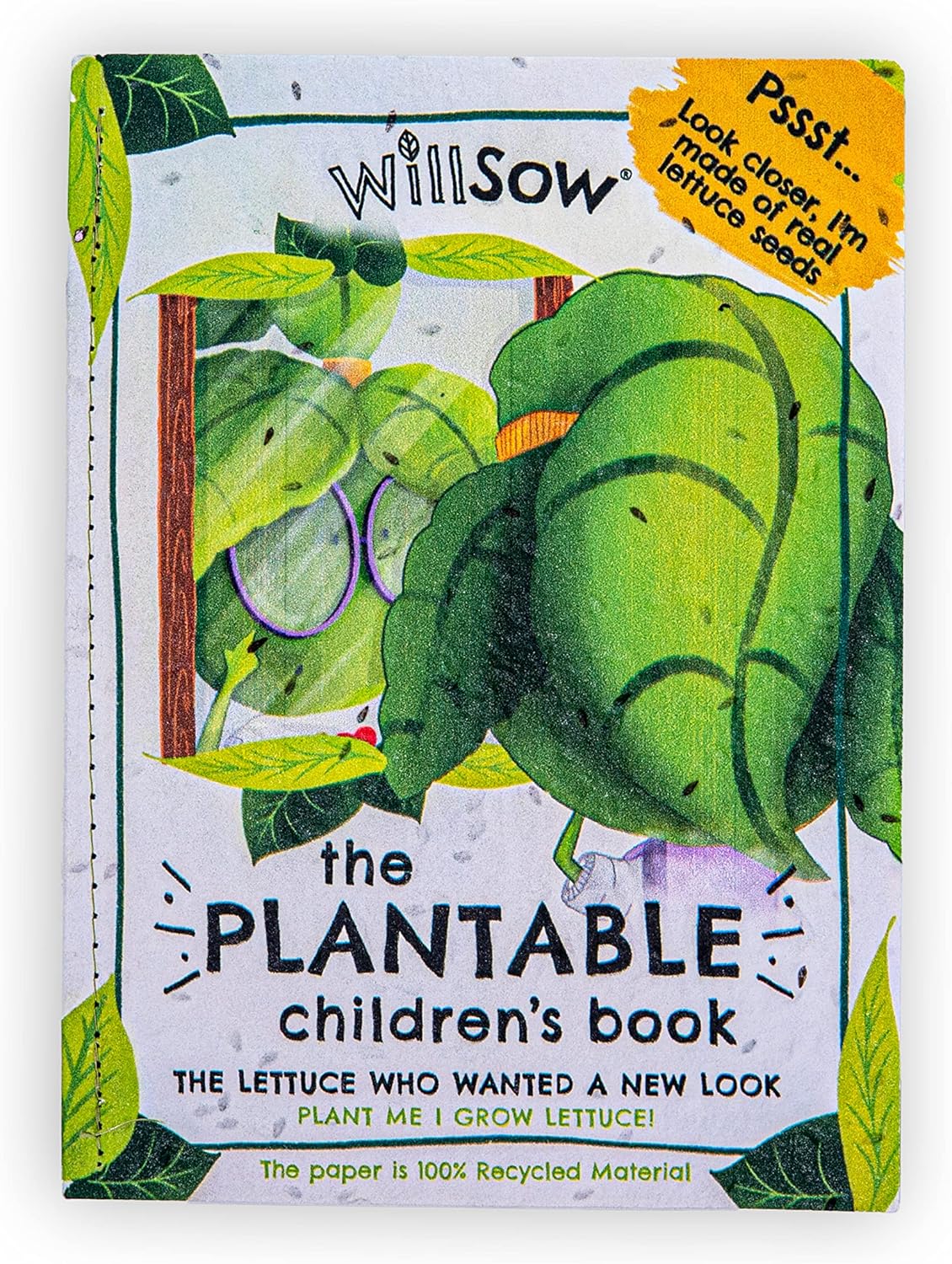 The Lettuce Who Wanted a New Look: Plantable Childrens Book by Thomas Willday