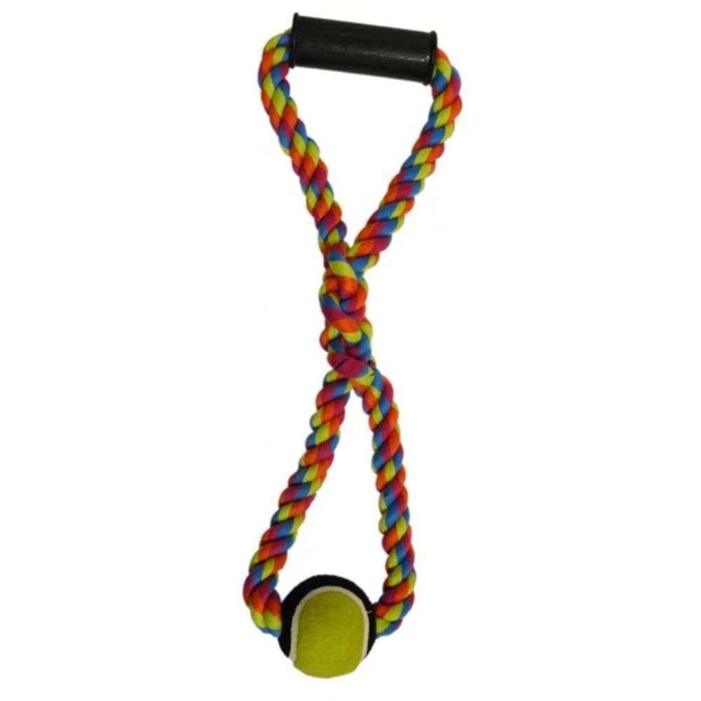 The Pet Store Ball with Rope Dog Toy