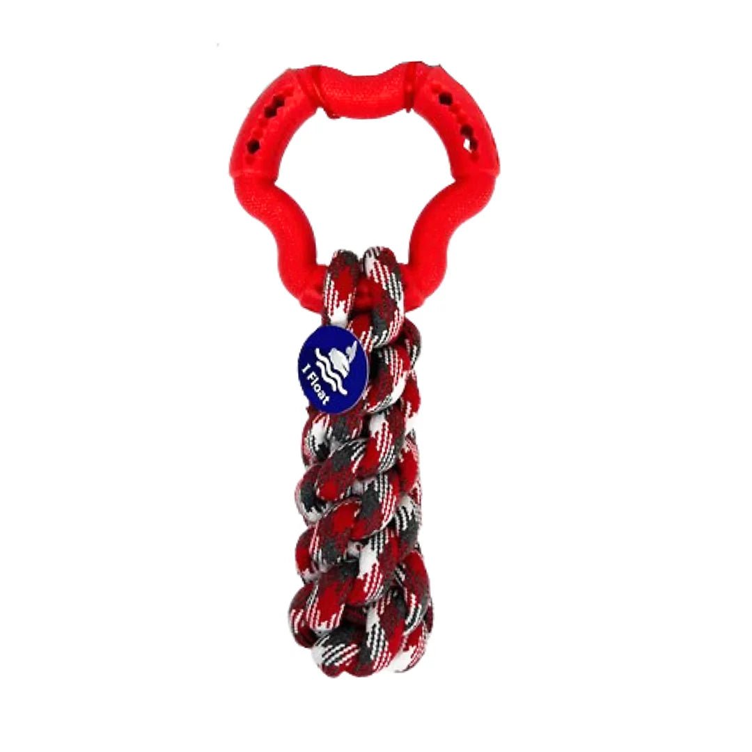 The Pet Store Fetch N Float Red Double Knotted Rope Dog Toy - Old Railway Line Garden Centre
