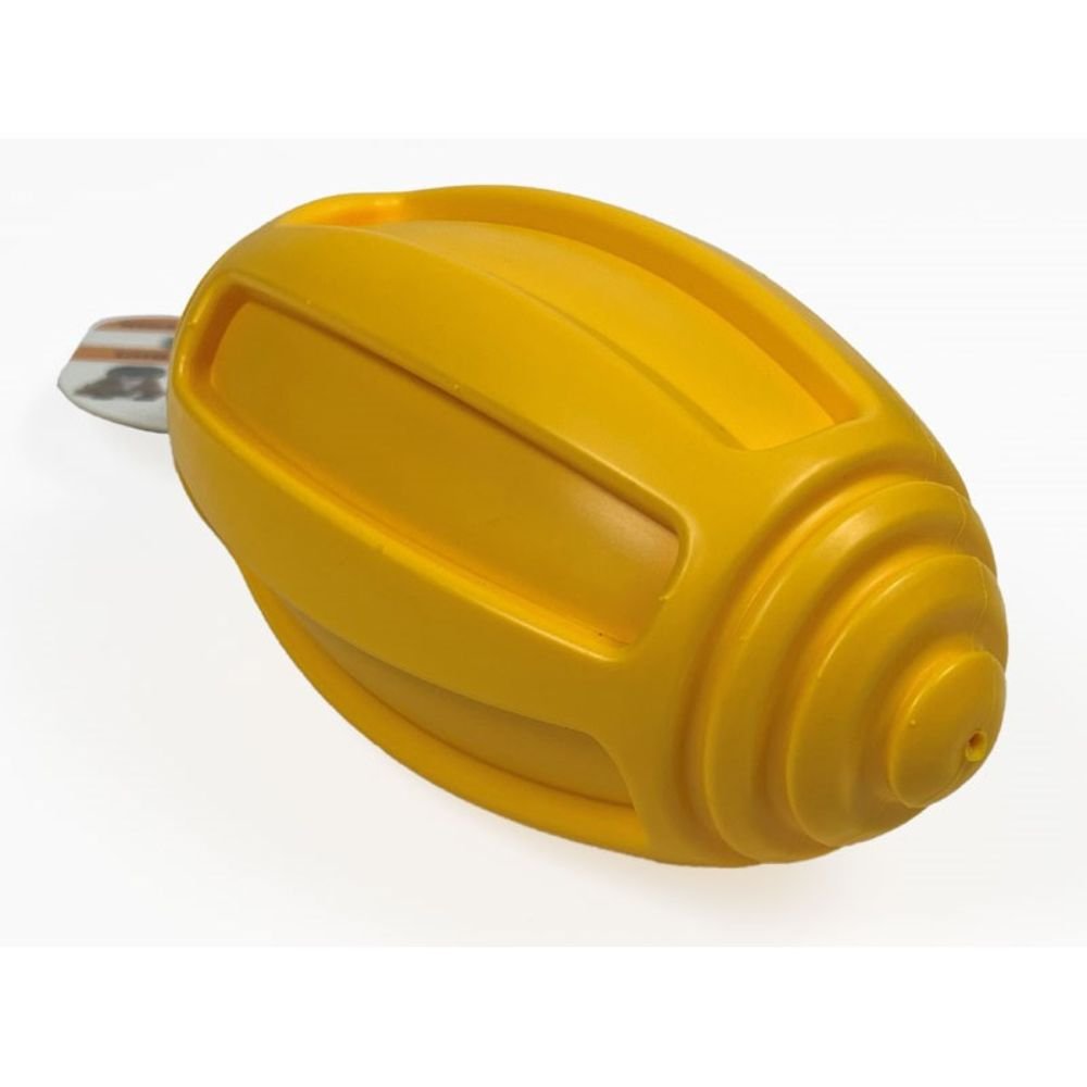 The Pet Store Gorilla Tough Yellow Rugby Ball Dog Toy - Old Railway Line Garden Centre