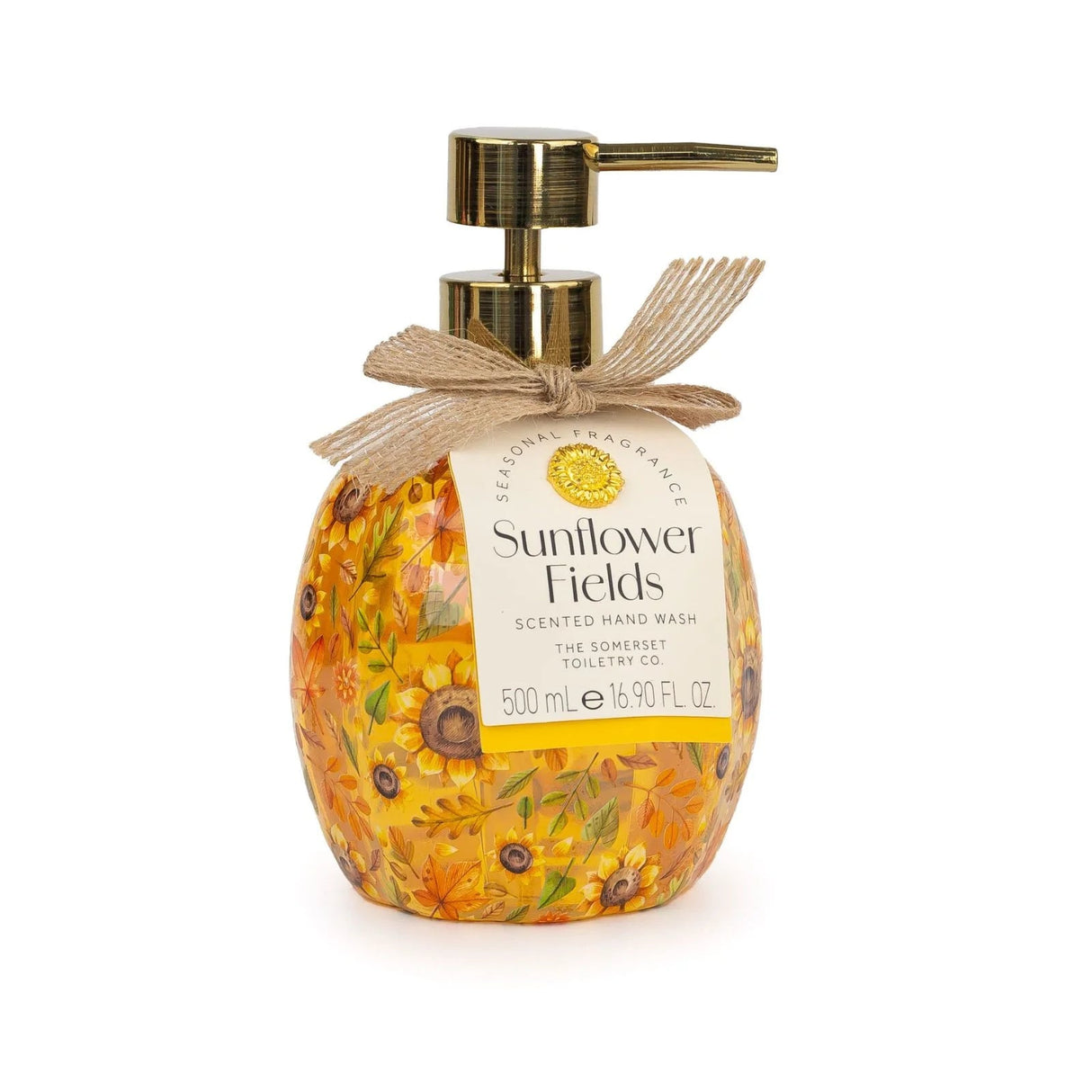 The Somerset Toiletry Co 500ml Sunflower Fields Pumpkin Hand Wash - Old Railway Line Garden Centre