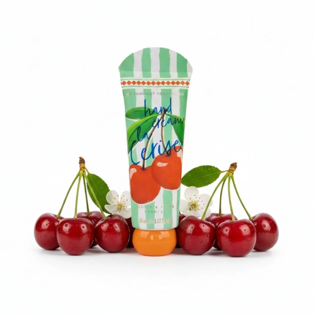 The Somerset Toiletry Co 60ml Fruity Stripes La Cerise Hand Cream - Old Railway Line Garden Centre