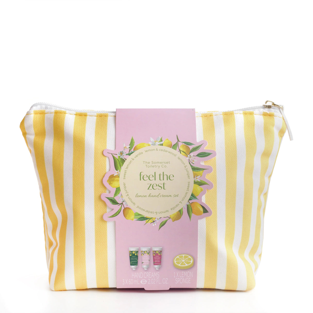 The Somerset Toiletry Co Feel the Zest Lemon & Cedarwood Gift Bag Set - Old Railway Line Garden Centre