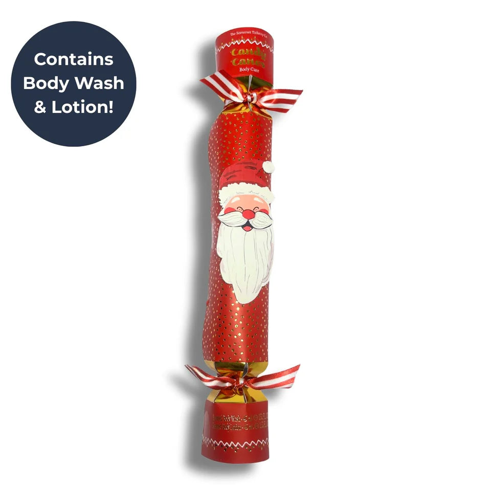The Somerset Toiletry Santa Cracker Candy Cane Body Wash