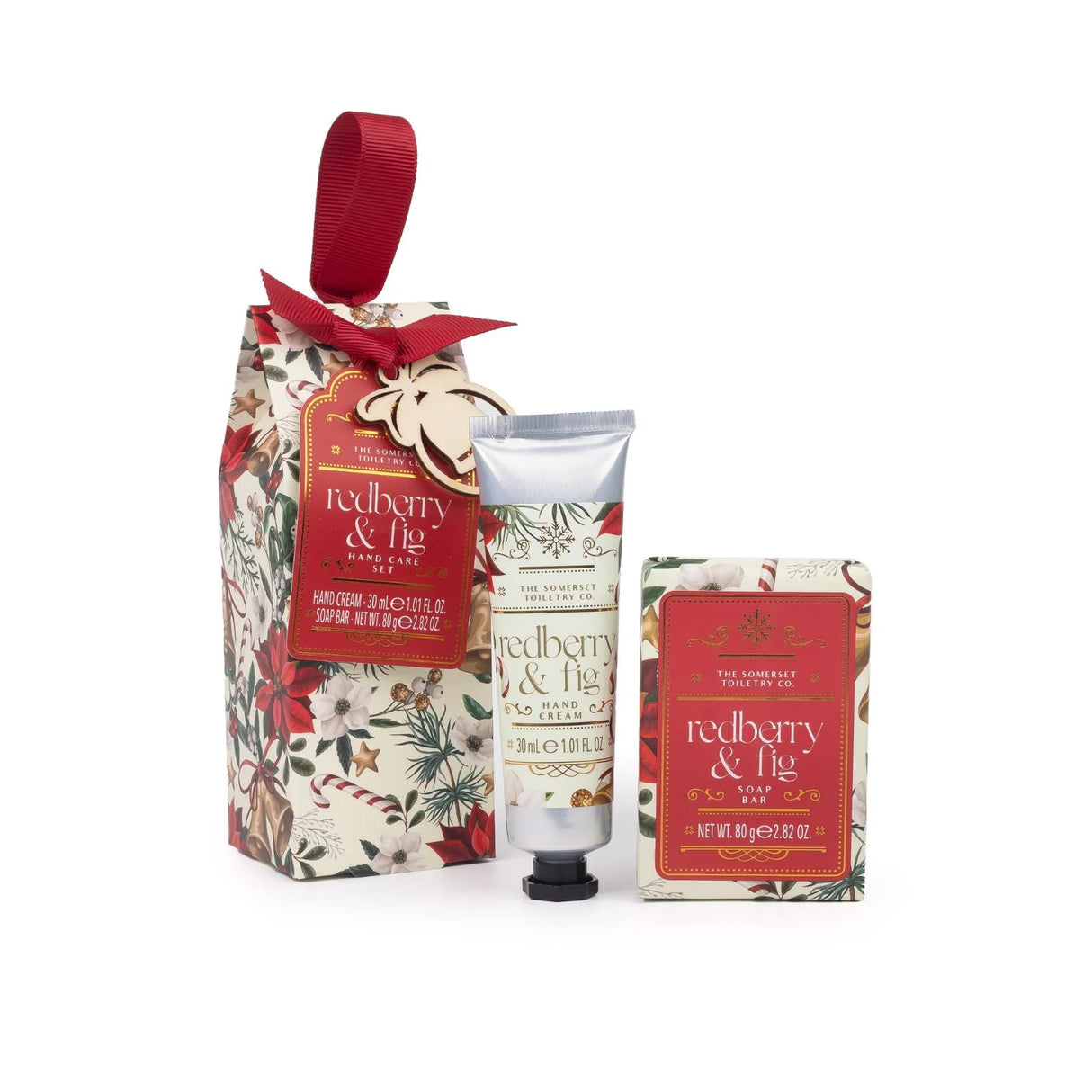 The Somerset Toiletry Redberry & Fig Christmas Mini Hand Care Set