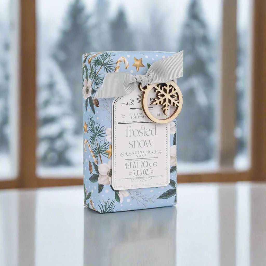 The Somerset Toiletry 200g Frosted Snow Soap Bar