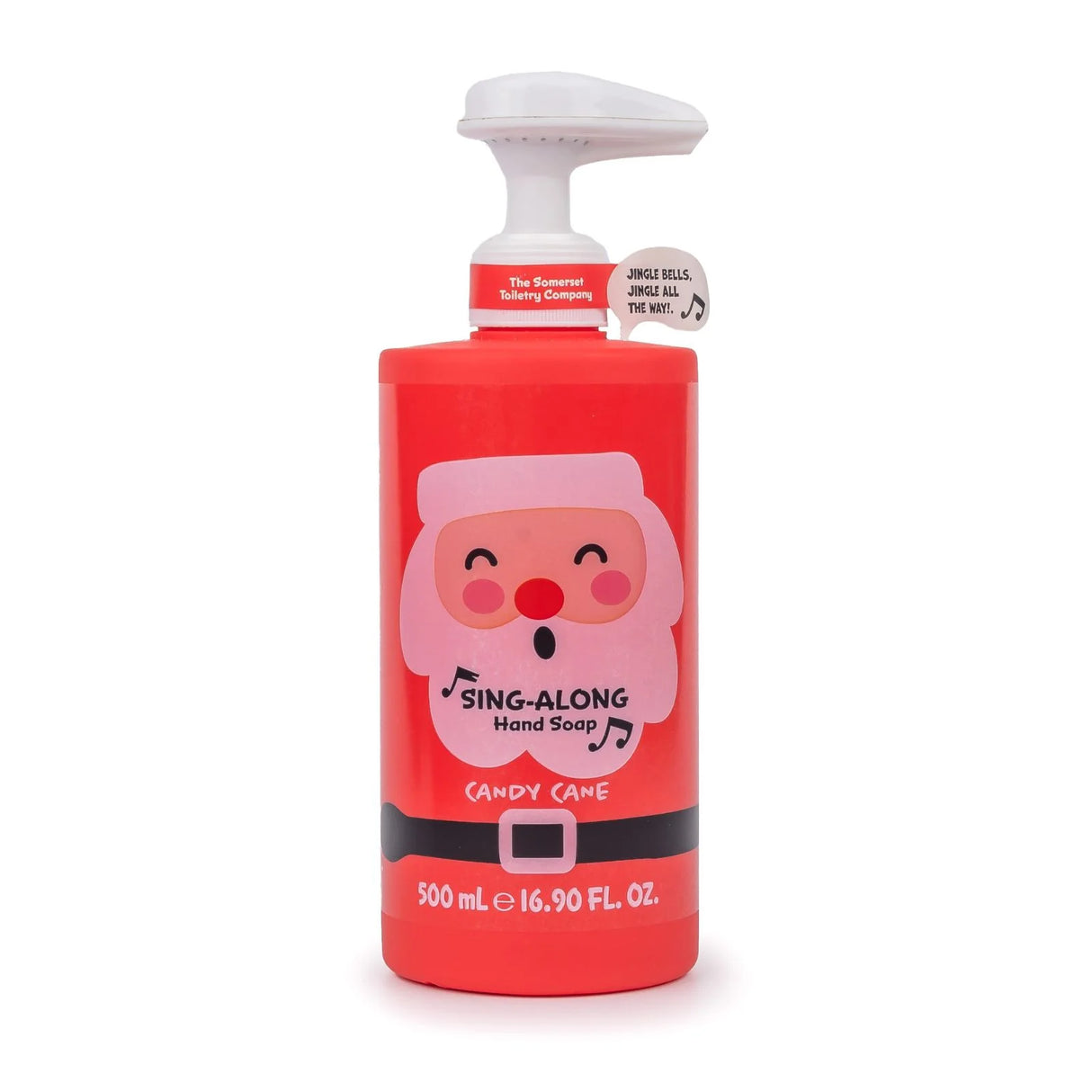 The Somerset Toiletry 500ml Candy Cane Santa Singing Hand Wash