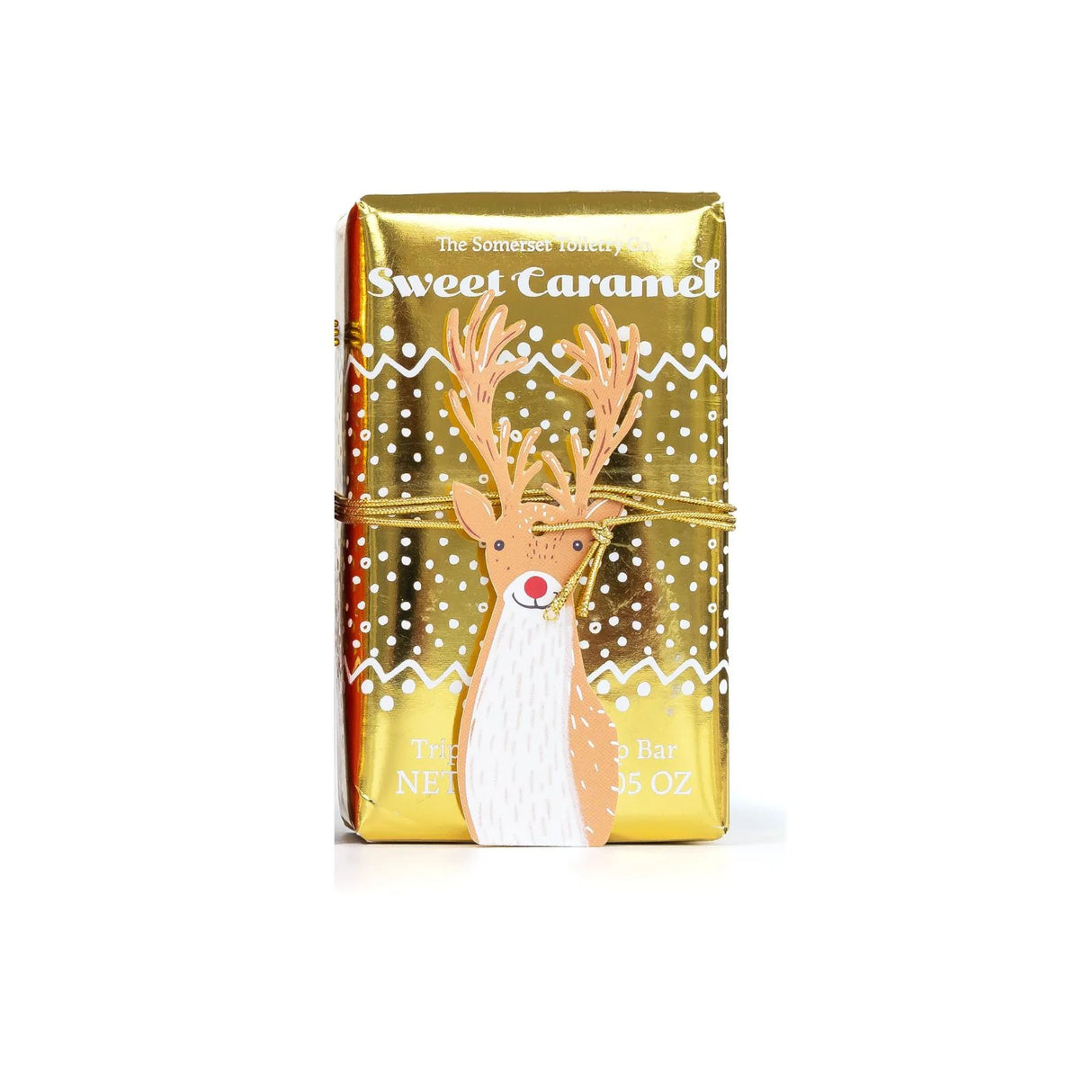 The Somerset Toiletry 200g Reindeer Caramel Soap Bar