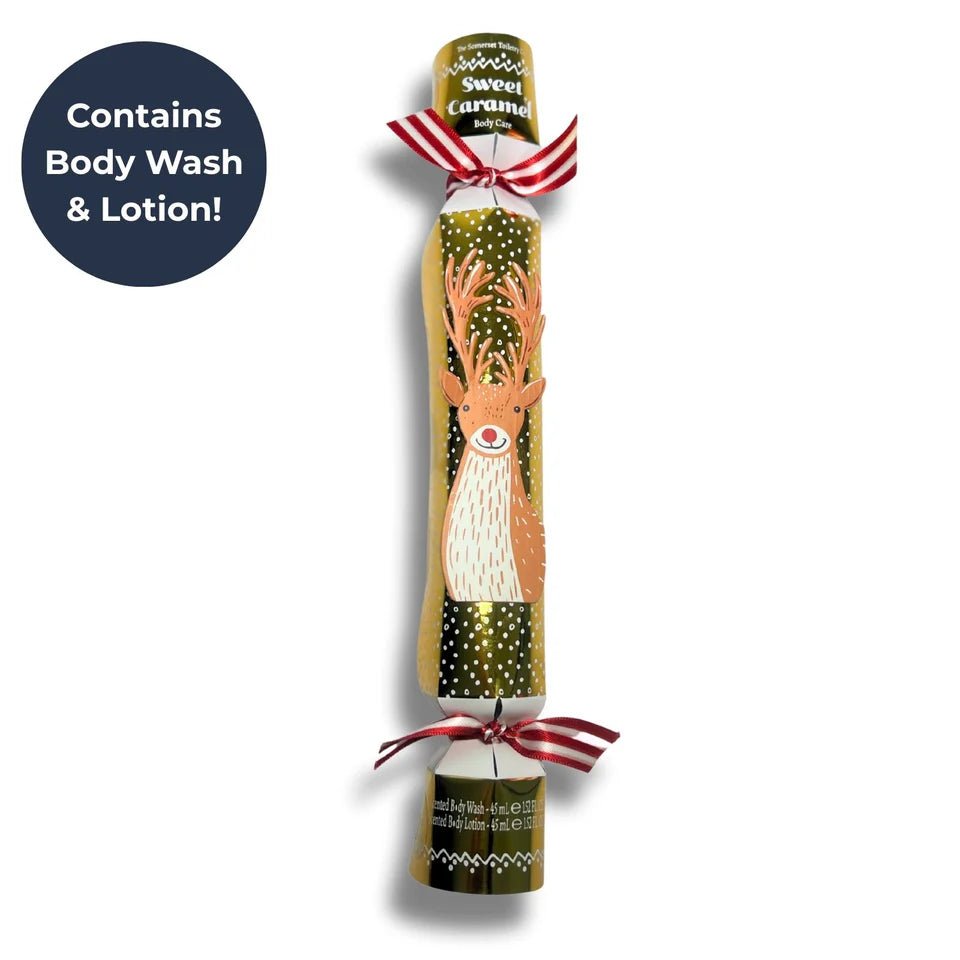 The Somerset Toiletry Reindeer Cracker Caramel Body Wash - Old Railway Line Garden Centre