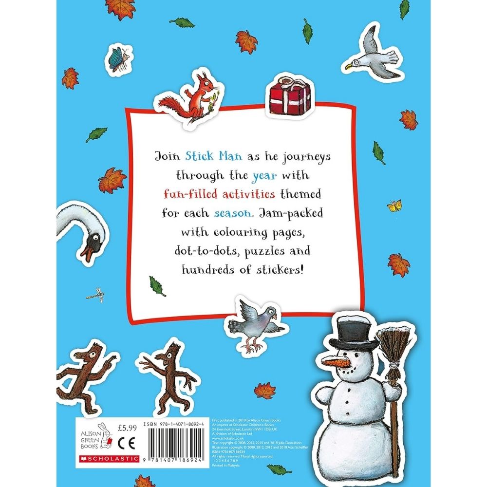 The Stick Man Sticker Activity Book by Julia Donaldson