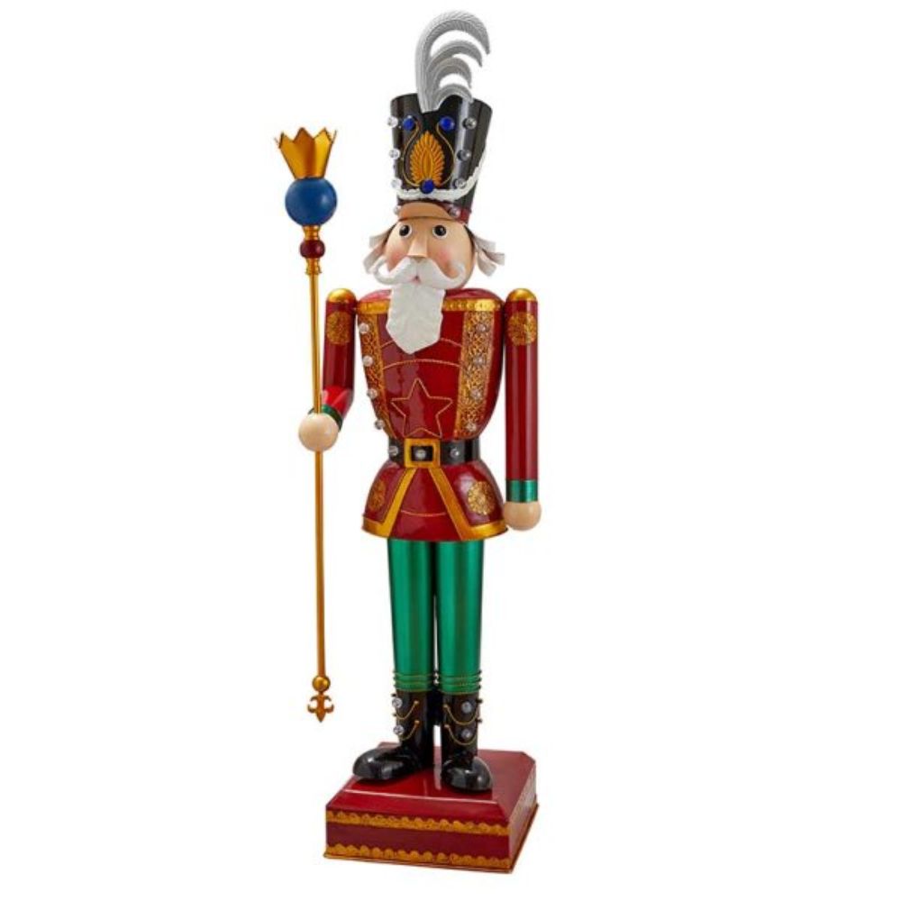 Three Kings 1.2m Giant InLit Traditional Nutcracker