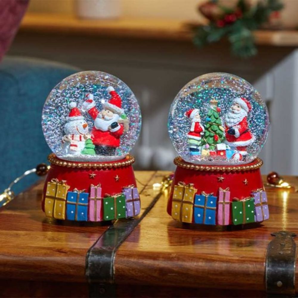 Three Kings 10cm Musical Snowglobes (Choice of 2)