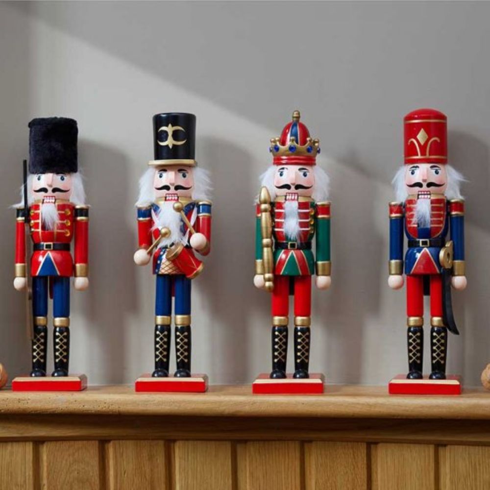 Three Kings 30cm Christmas Wooden Nutcracker (Choice of 4)
