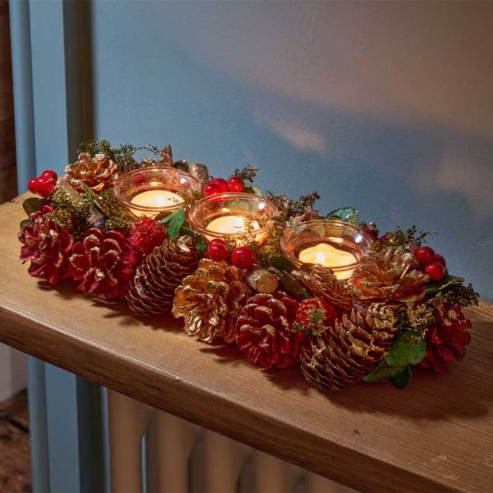 Three Kings 36cm Trio Candle Holder