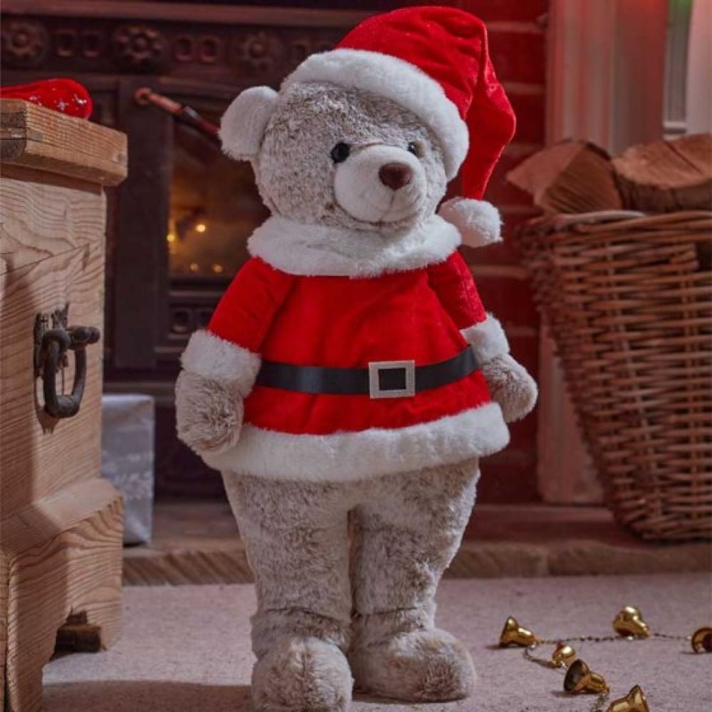 Three Kings 50cm Santa Teddy Plush Ornament