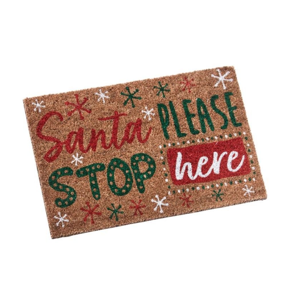 Three Kings 60cm Santa Stop! Decoir Doormat