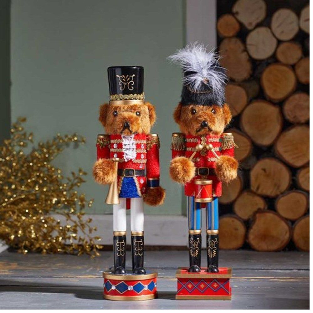 Three Kings 60cm Teddy Parade Nutcracker (Choice of 2)