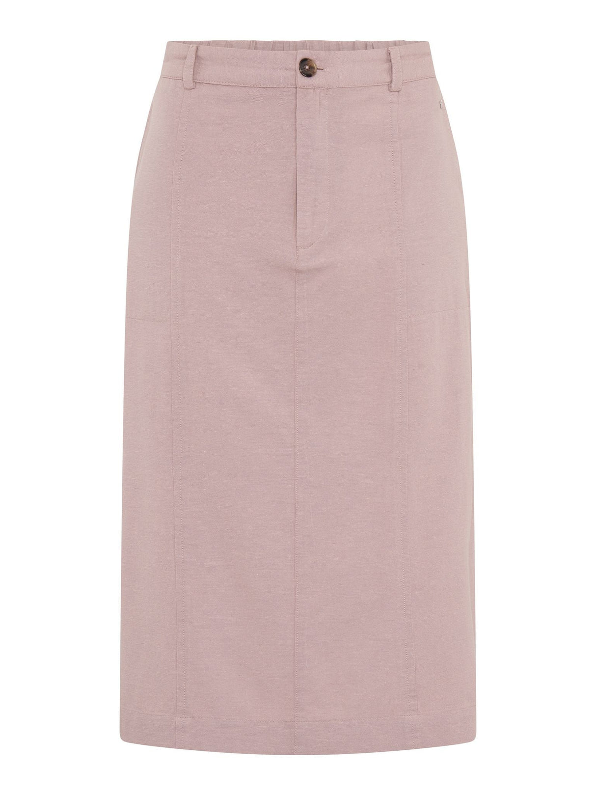 TIGI 14/16 Cream Cloud Chino Style Linen Skirt - T25 - 44E - Old Railway Line Garden Centre