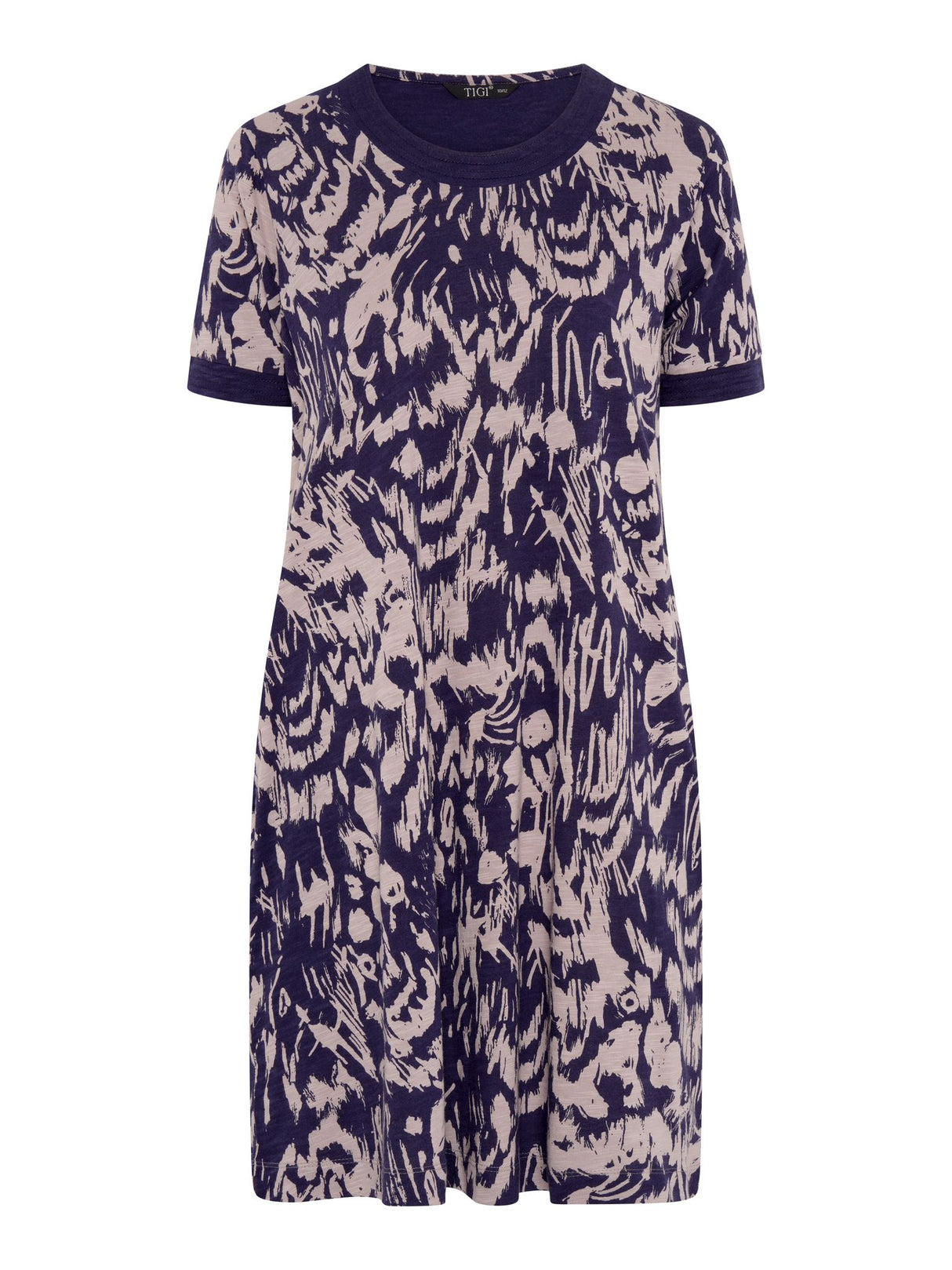 TIGI Indigo Mono Floral Dress - T25 - 36E - Old Railway Line Garden Centre