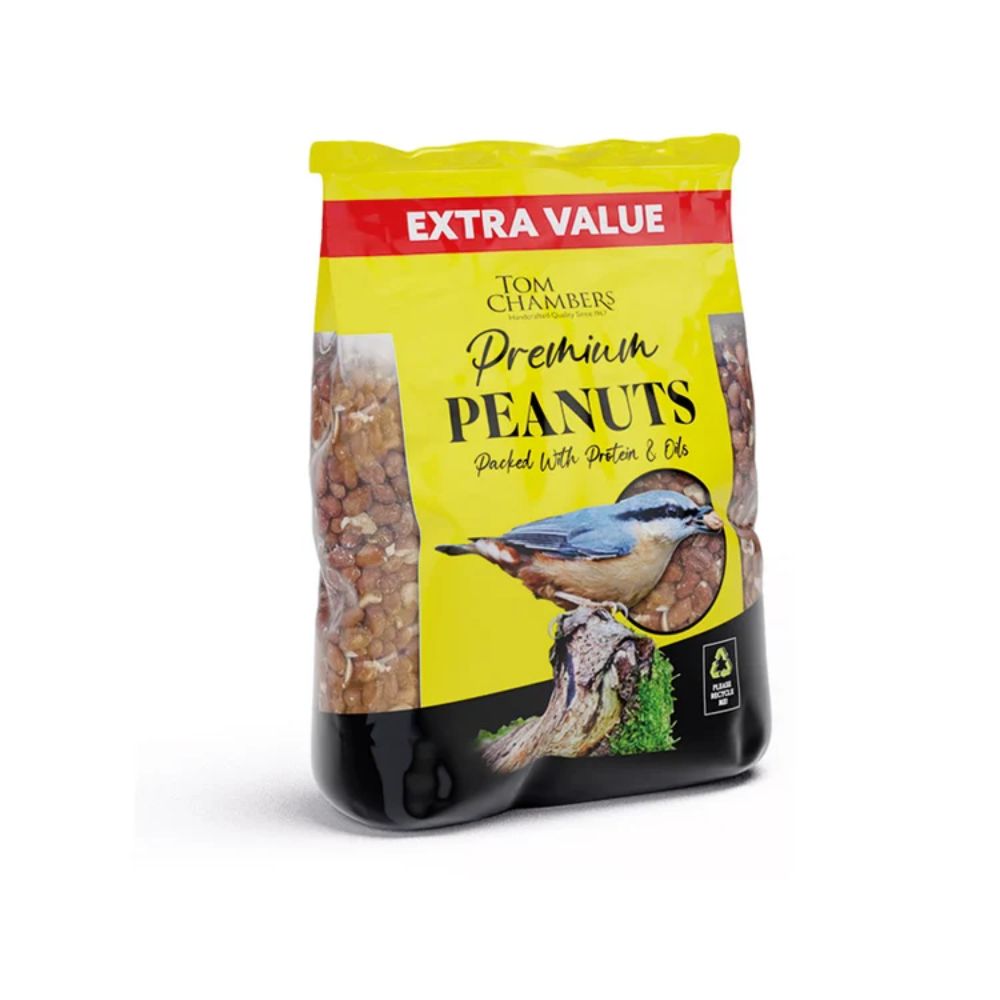 Tom Chambers 1.8kg Premium Peanuts Bird Feed