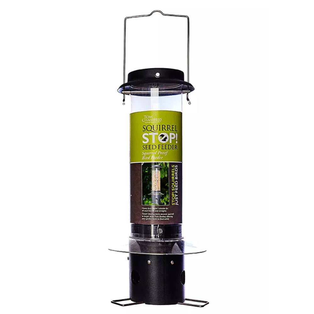 Tom Chambers Squirrel Stop! Seed Feeder