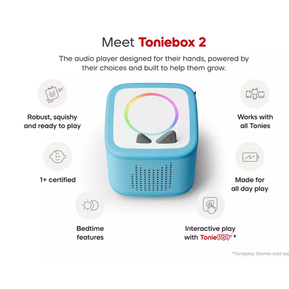 Tonies Toniebox 2 Starter Set - Sky Blue