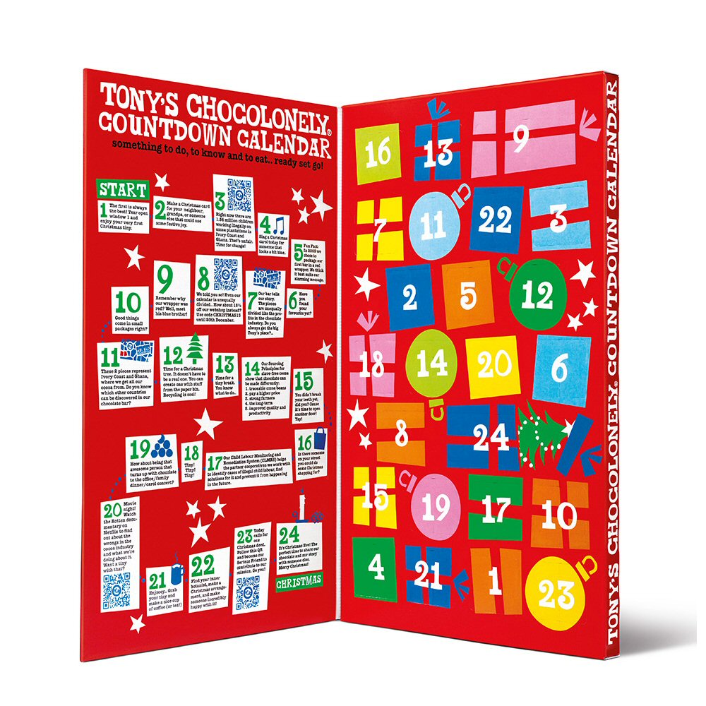 Tony's 225g Chocolate Countdown Calendar