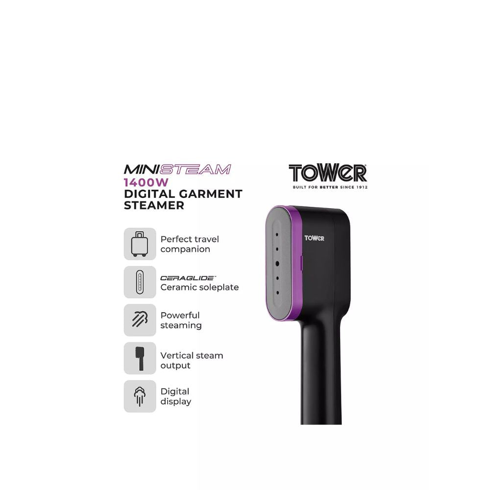 Tower Ceraglide Handheld Garment Steamer