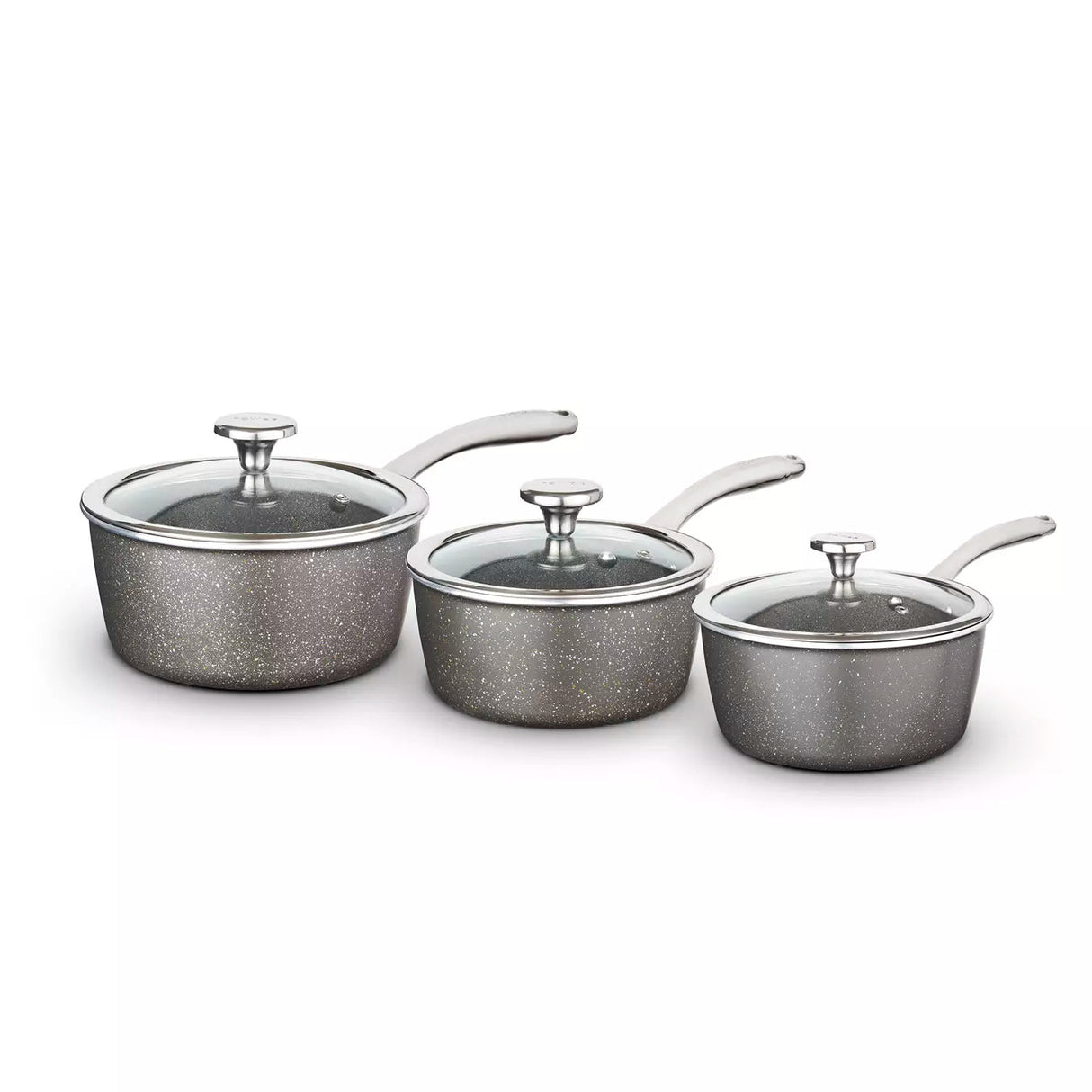 Tower Cerastone Pro Saucepan Set (Set of 3) - Old Railway Line Garden Centre