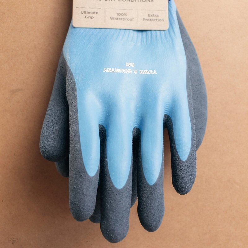 Town & Country Blue Mastergrip Waterproof Gloves - Medium