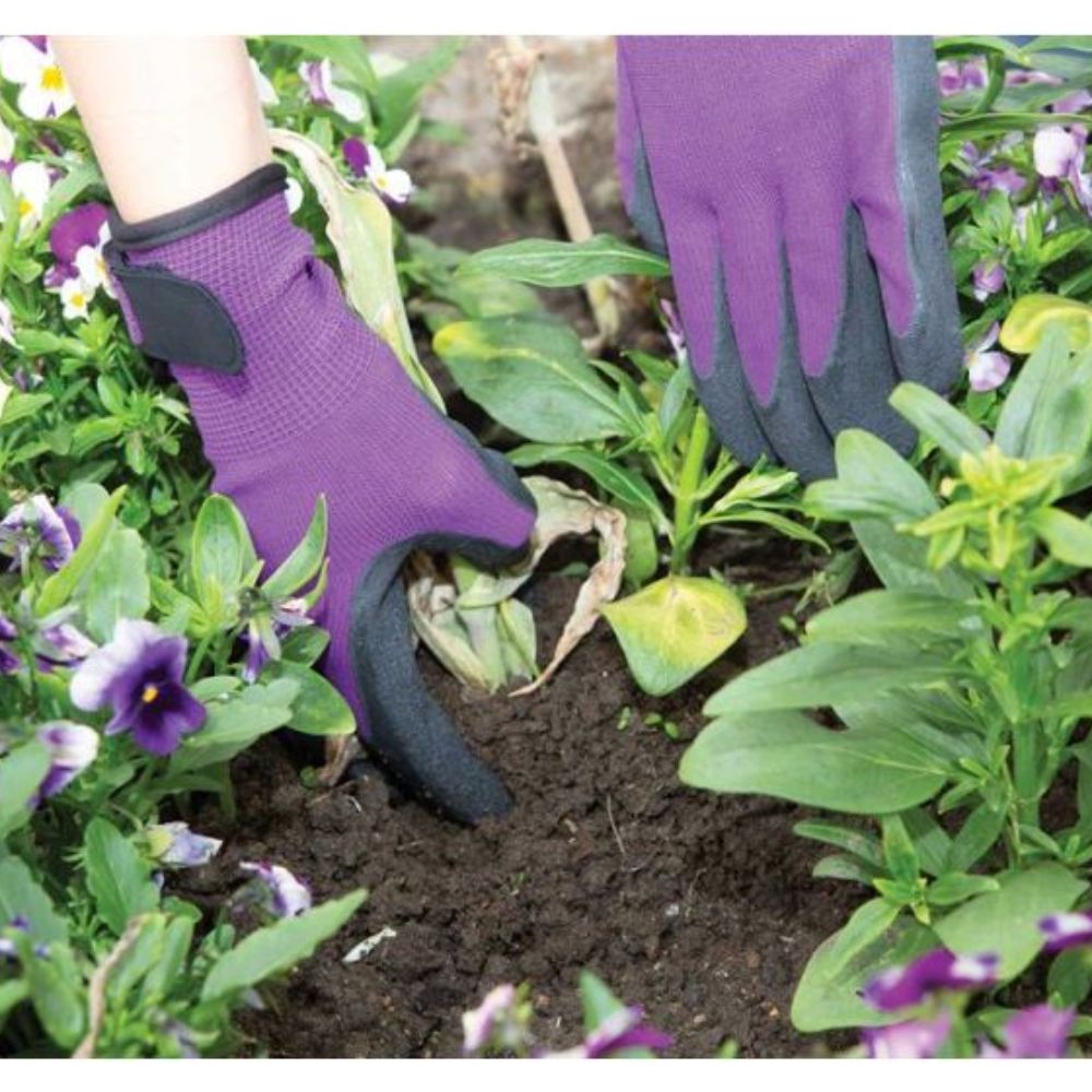 Town & Country Small Purple Weed Master Plus Nitrile Gloves