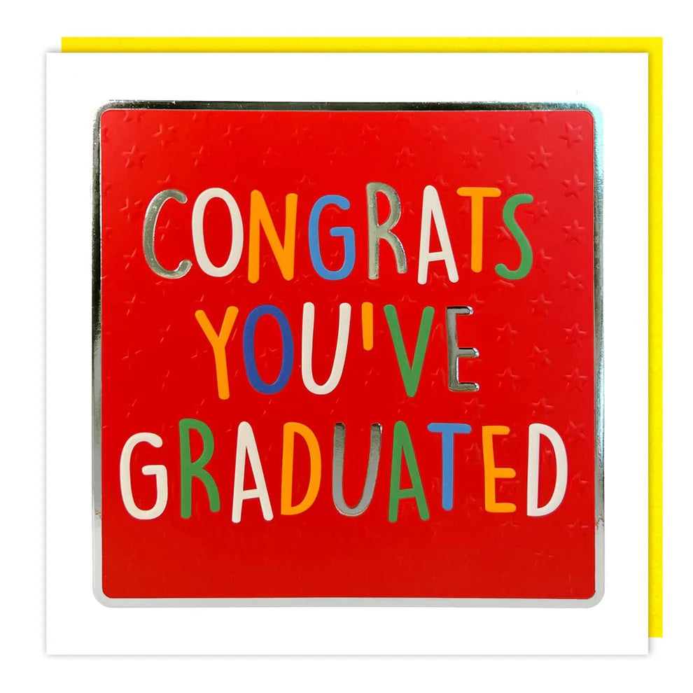 Tracks Publishing Congratulations You Graduated - Neon Red