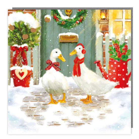 Tracks Publishing Dressed Ducks Christmas Charity Cards - (Pack of 5)