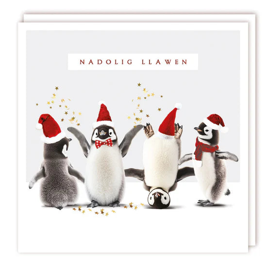 Tracks Publishing Happy Penguins Christmas Charity Cards - (Pack of 5)
