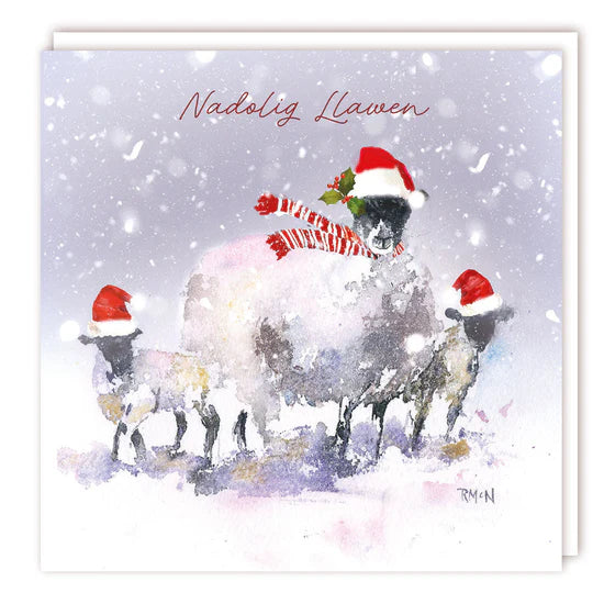 Tracks Publishing Mother & Lambs Christmas Charity Cards - (Pack of 5)