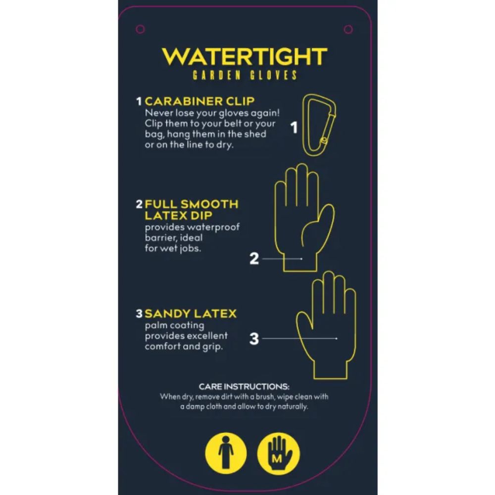 Treadstone ClipGlove Dark Blue Watertight Gloves - Large