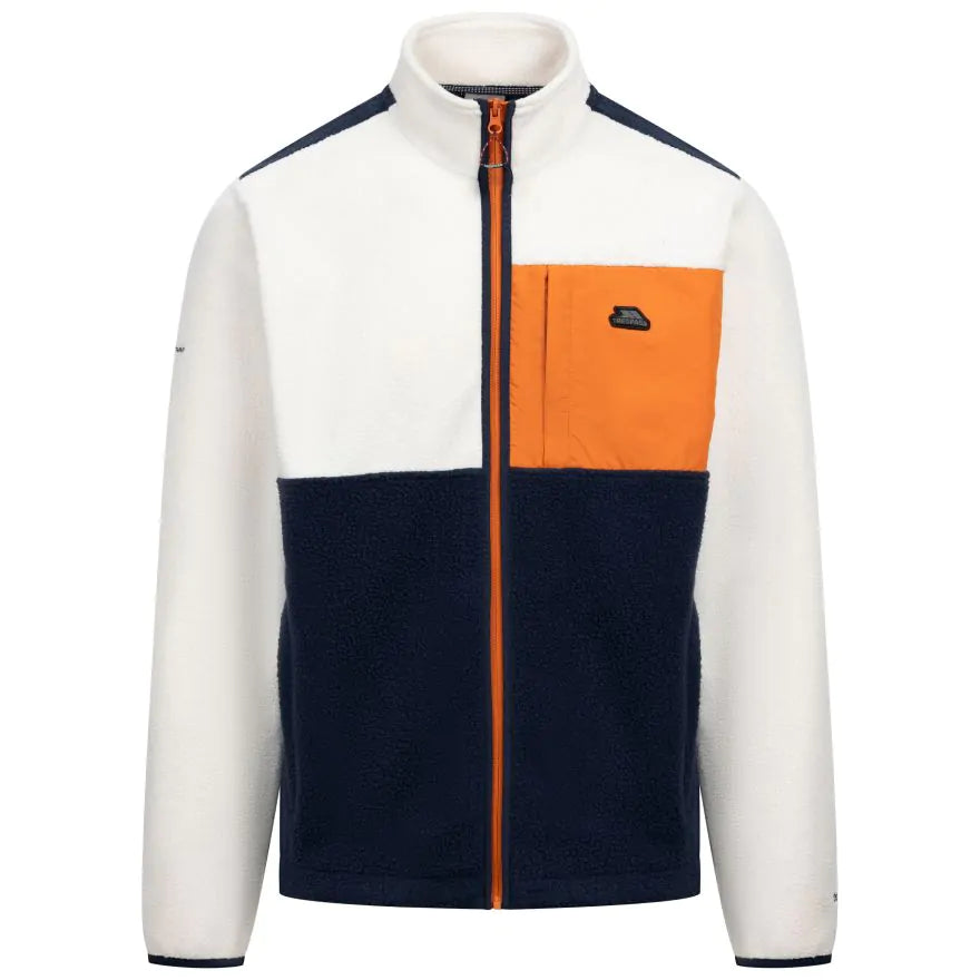 Trespass Hamish Full Zip Men's Fleece - Off White