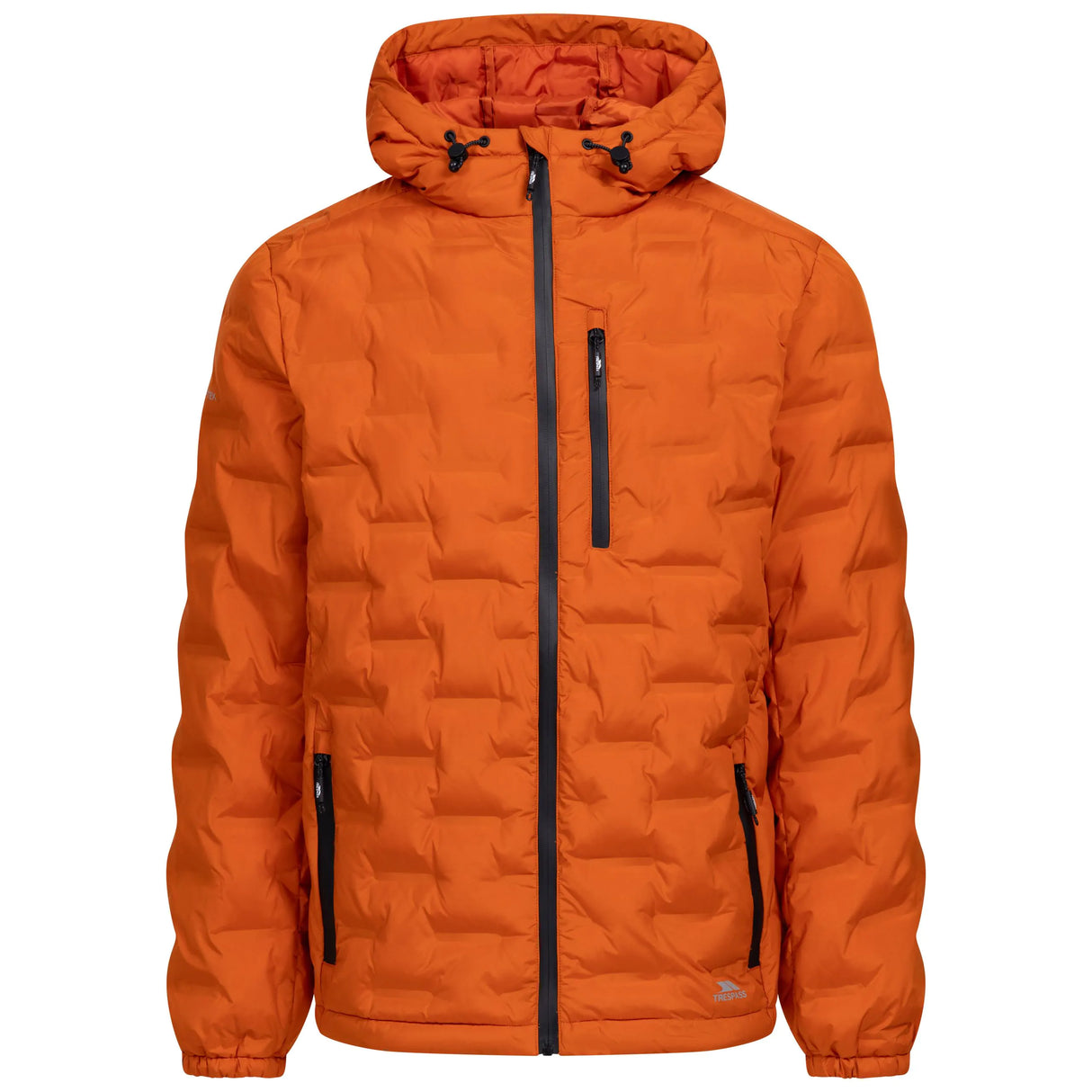 Trespass Jaymes Padded Men's Rain Jacket - Orange