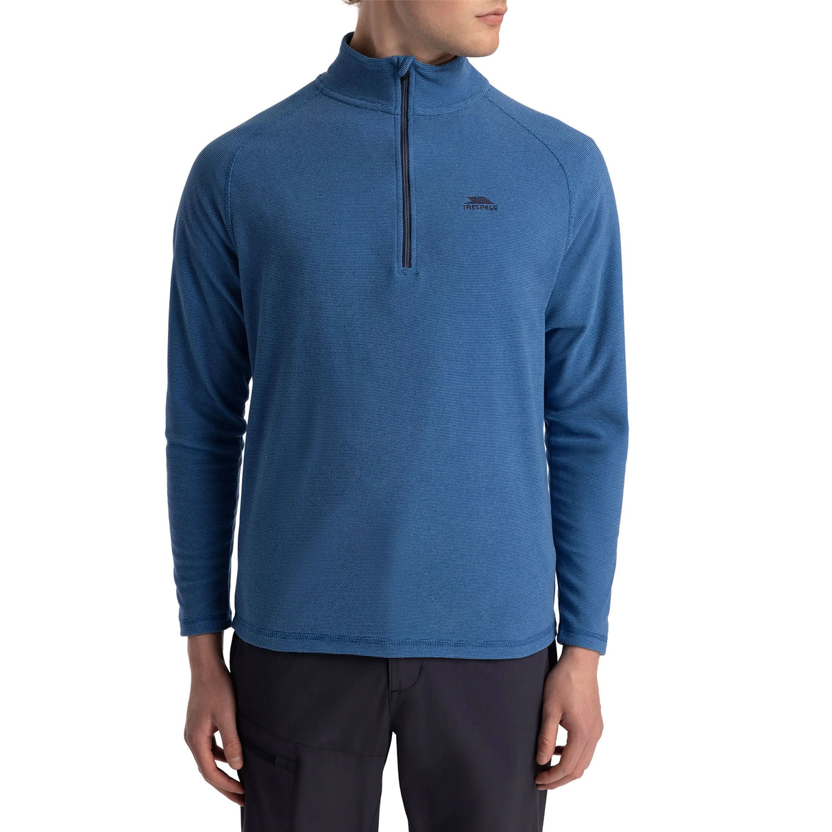 Trespass Keynote 1/2 Zip Men's Fleece - Harbour Blue