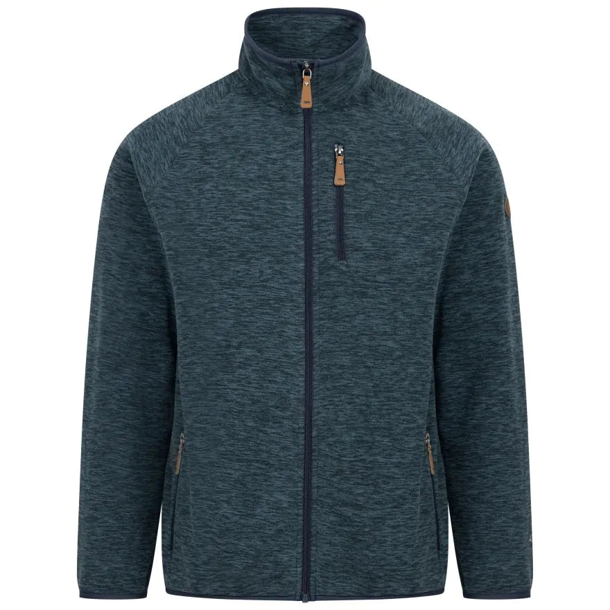 Trespass Mitchie Full Zip Men's Microfleece - Dark Teal