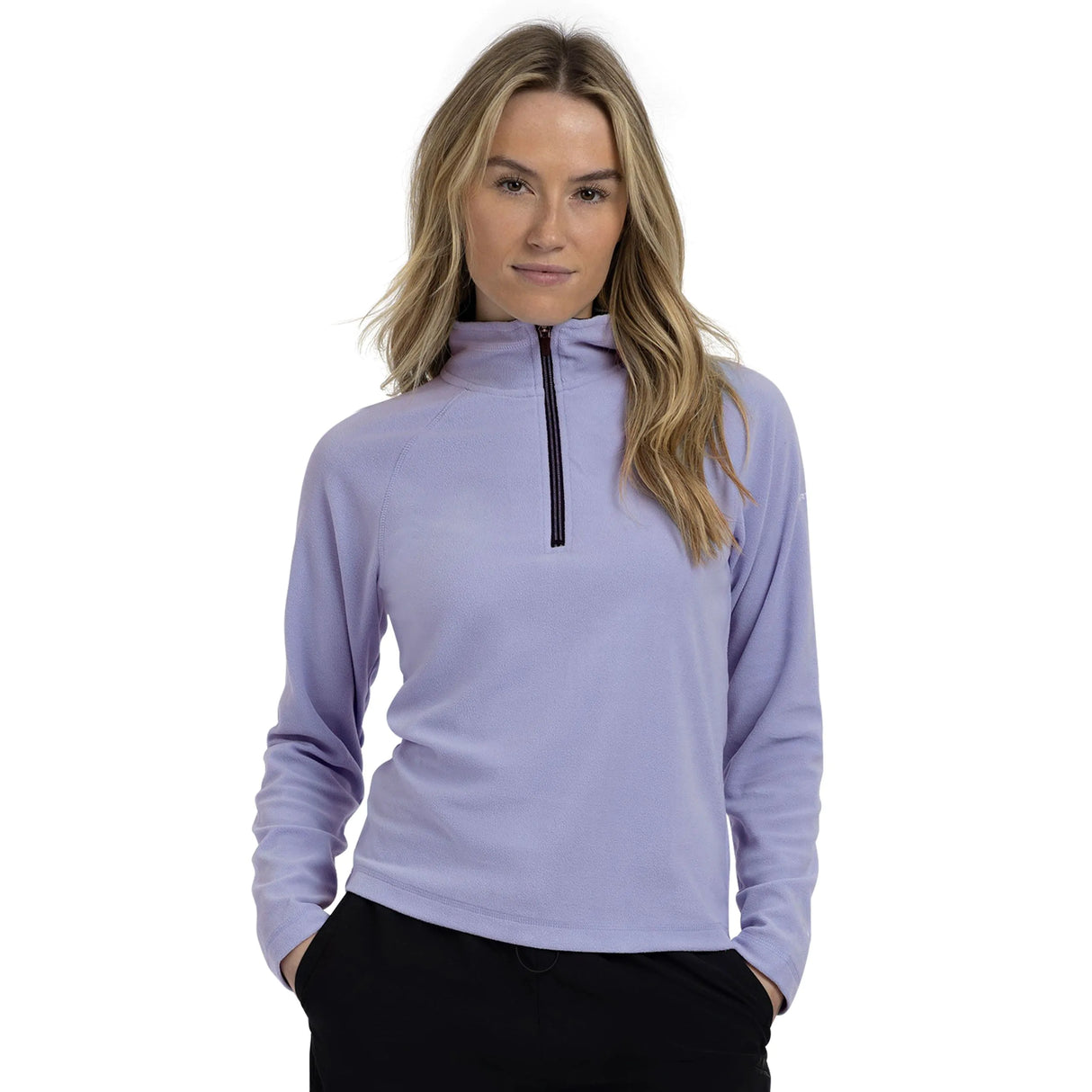 Trespass Skylar 1/2 Zip Women's Fleece - Cool Blue