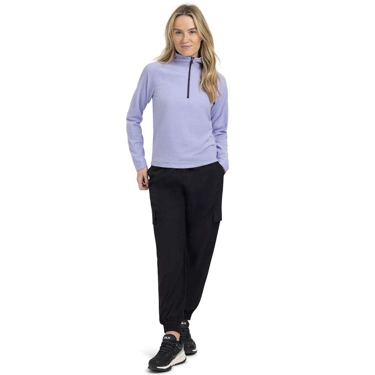 Trespass Skylar 1/2 Zip Women's Fleece - Cool Blue