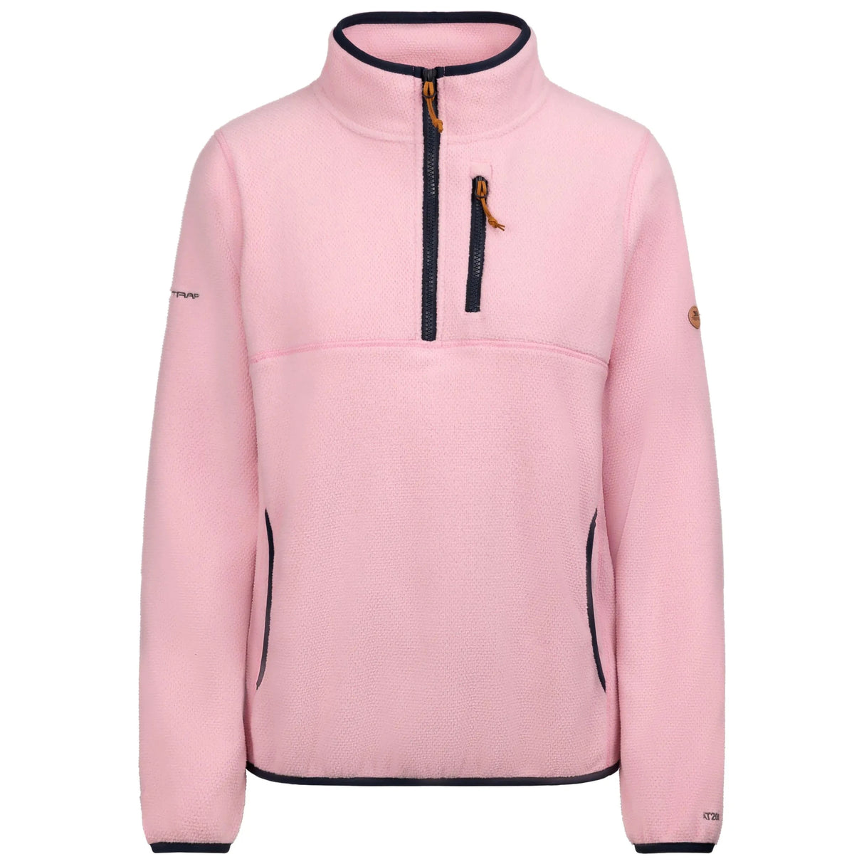 Trespass Tister 1/2 Zip Women's Fleece - Pink Peony - Old Railway Line Garden Centre