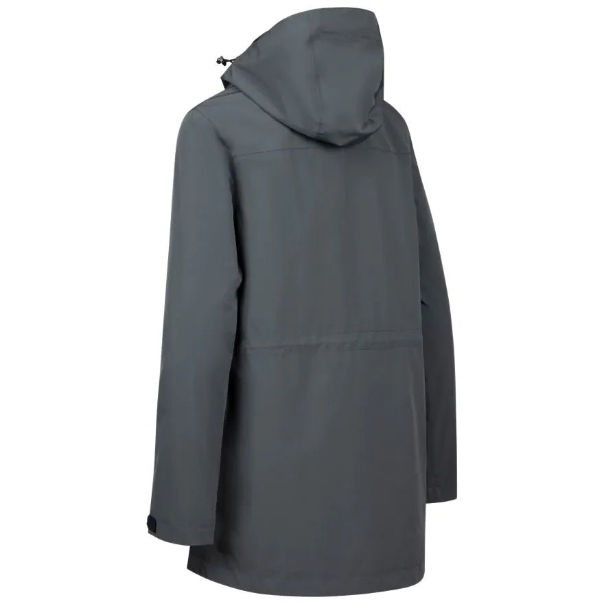 Trespass Tiverton Hooded Waterproof Women's Jacket - Teal Mist - Old Railway Line Garden Centre