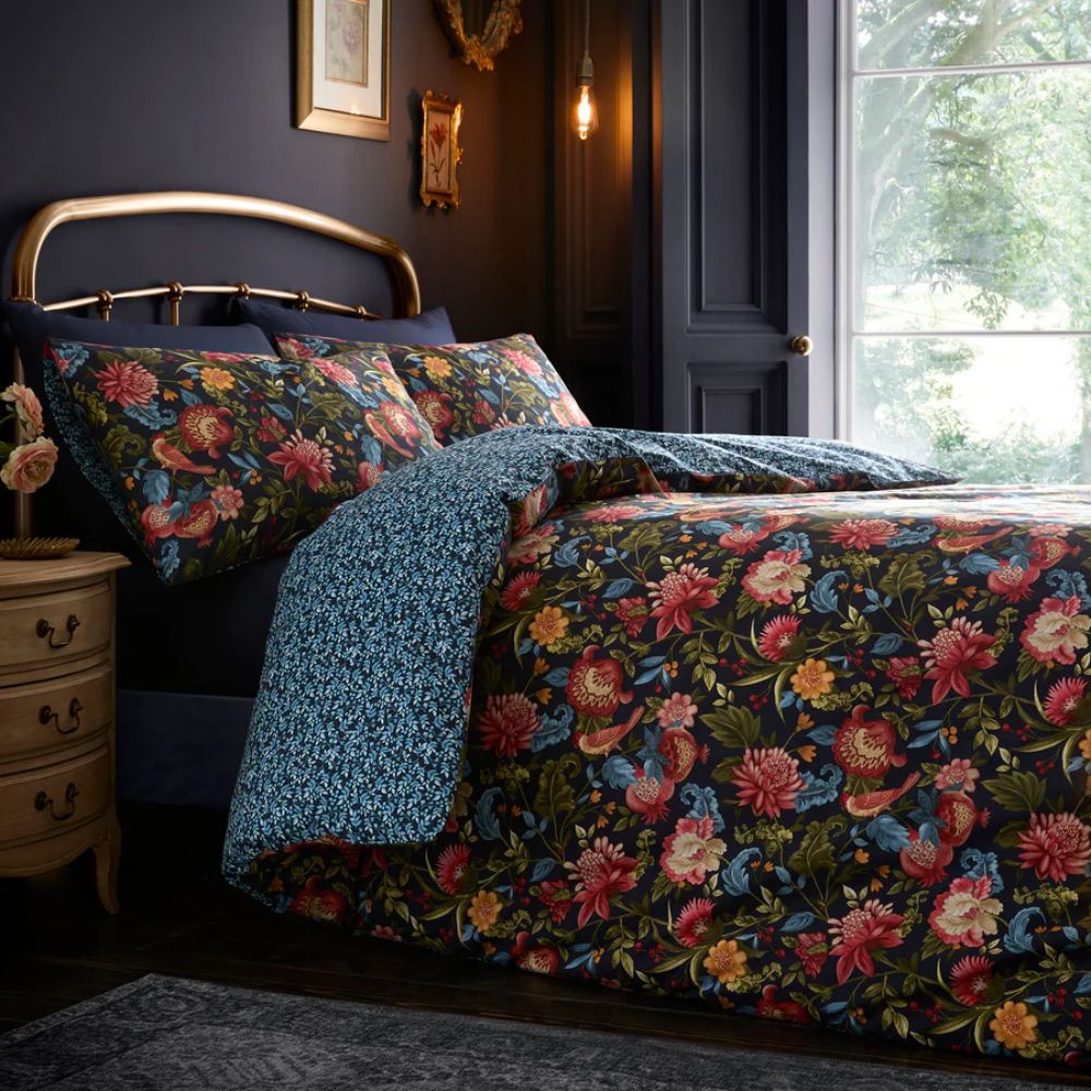 Ulster Weavers Bejewelled Duvet Cover Set in Navy - King