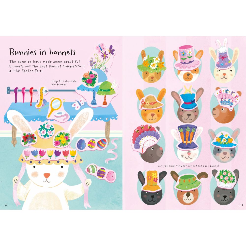 Usborne Little First Stickers - Bunnies