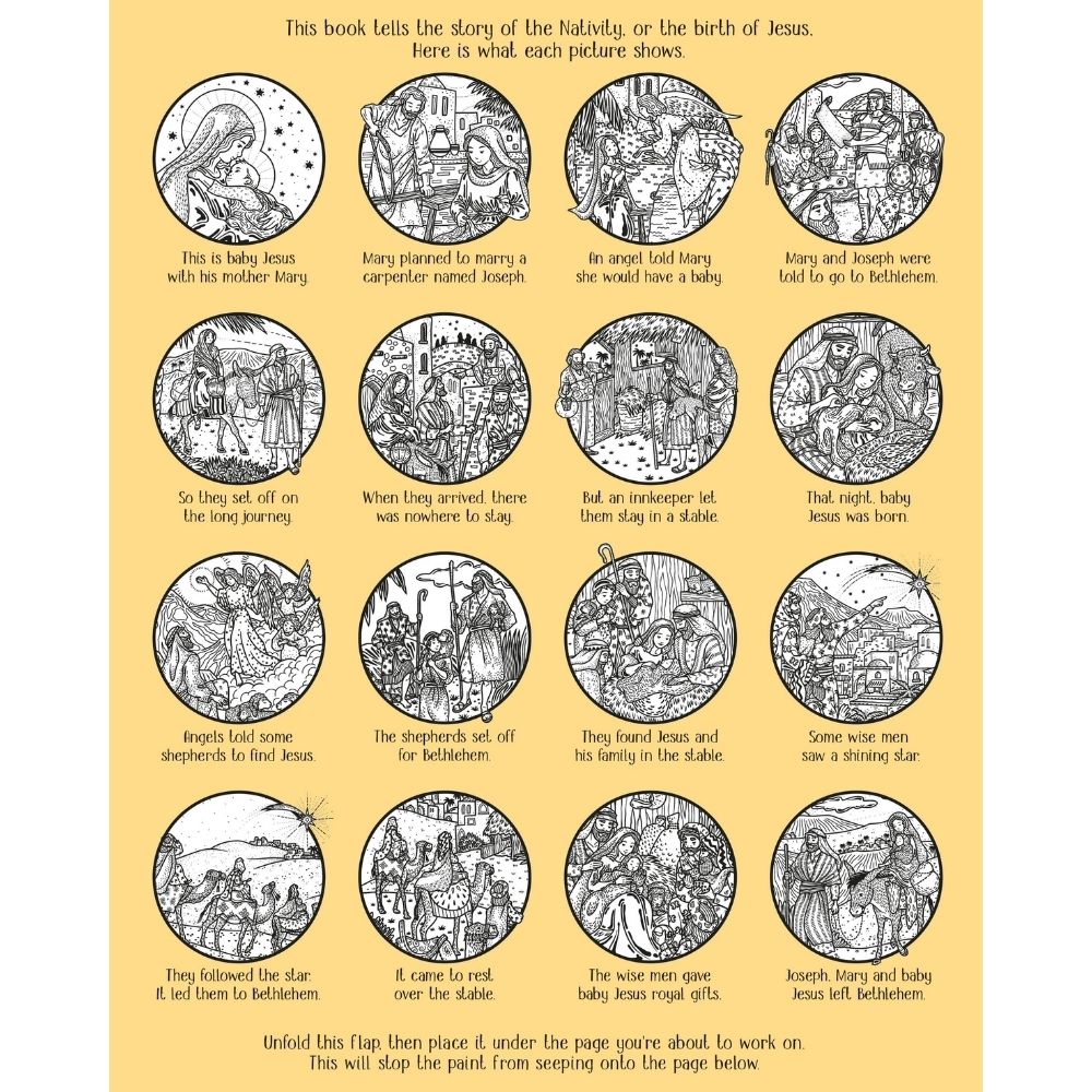 Usborne Nativity Magic Painting Activity Book