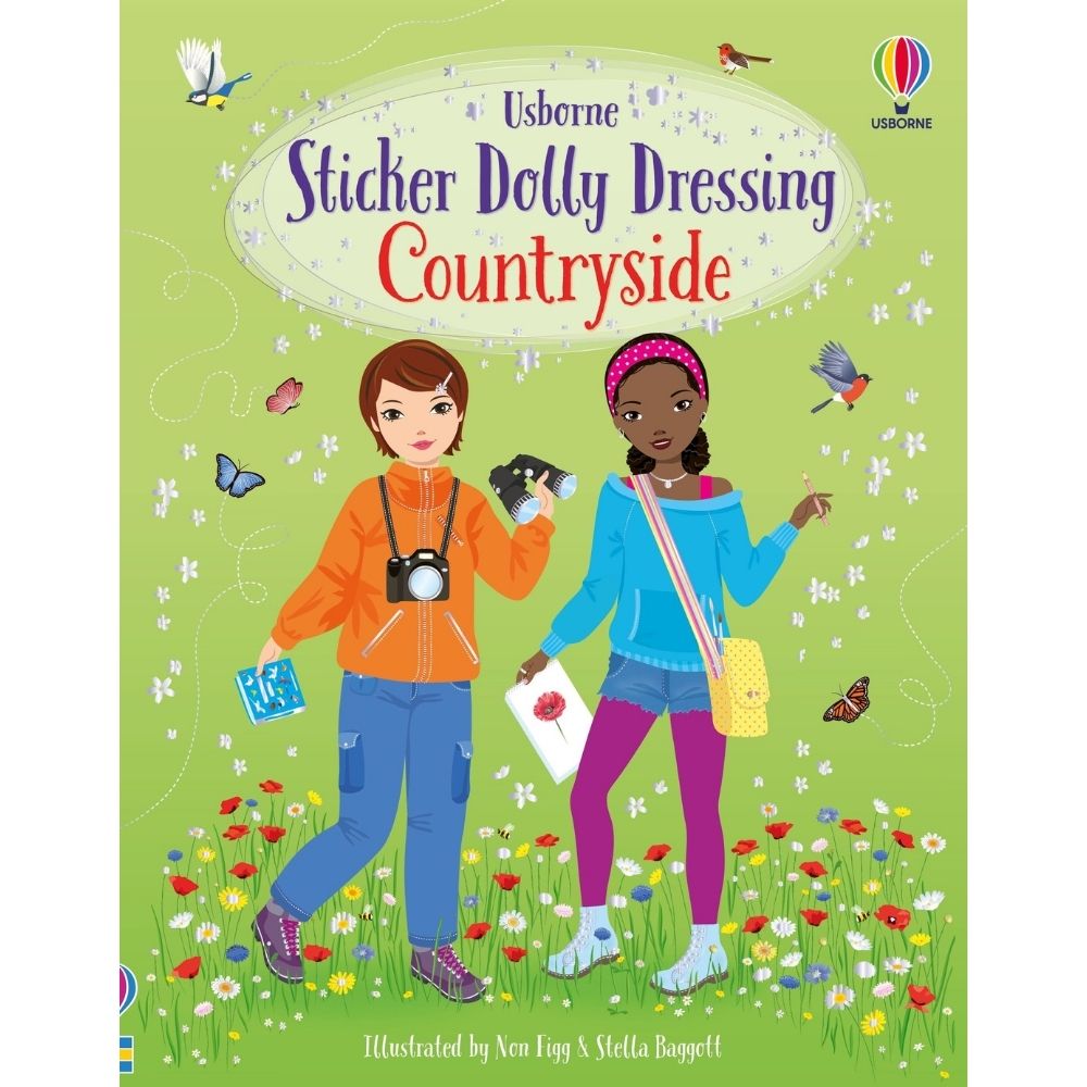 Usborne Sticker Dolly Dressing Countryside Activity Book by Fiona Watt